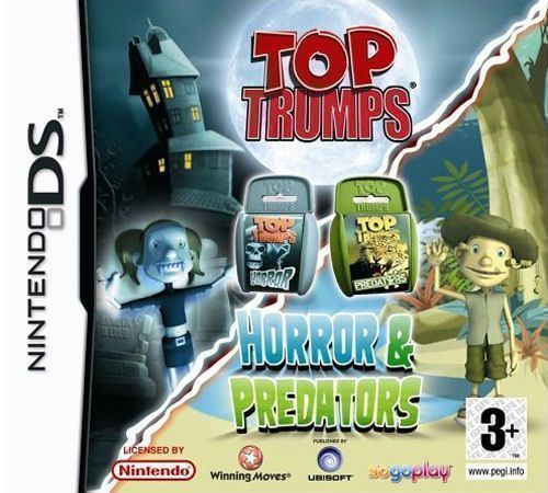 Top Trumps - Horror & Predators (Europe) Game Cover
